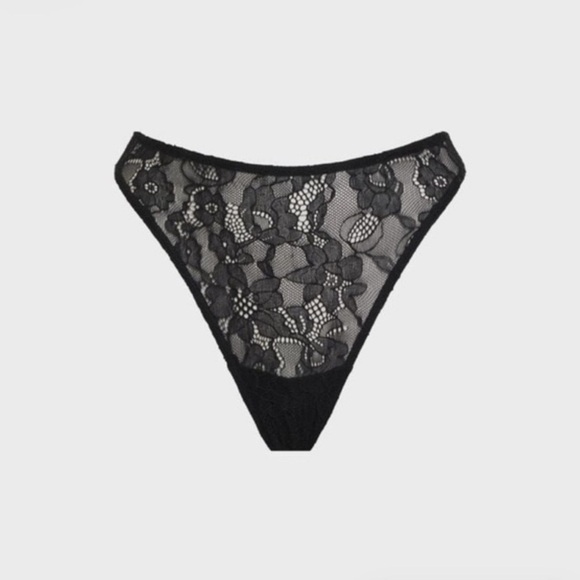 RUMORED Smitten Brief In Black Lace - Picture 2 of 4
